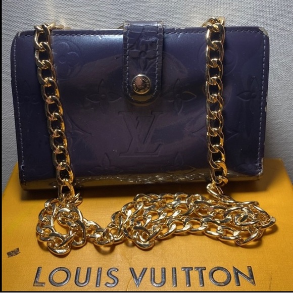 Authentic Louis Vuitton Vernis French Kisslock Wallet - Picture 2 of 14